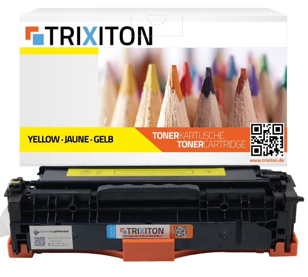 Trixiton Kompatibel HP 410X CF412X Yellow Toner 