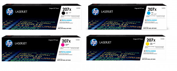 HP 207X Toner Set Original (W2210X, W2211X, W2212X, W2213X) 4er Set