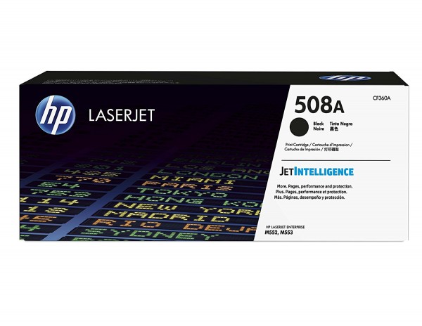 Original HP 508A CF360A Black Toner 