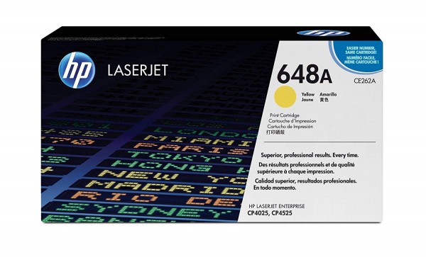 Original HP 648A CE262A Yellow Toner 