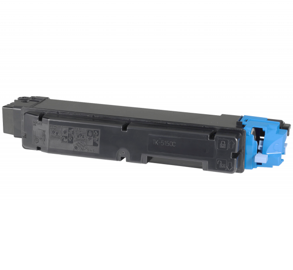 Aufbereiteter Kyocera TK-5150C Toner -Ca. 95 % Originalteilen | wiederverwendet
