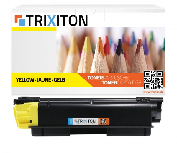 Trixiton kompatibel TK-590 Yellow Toner 