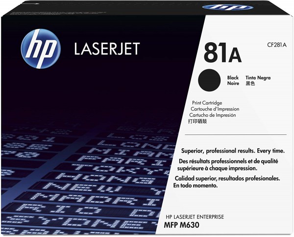 Original HP 81A CF281A Black Toner 