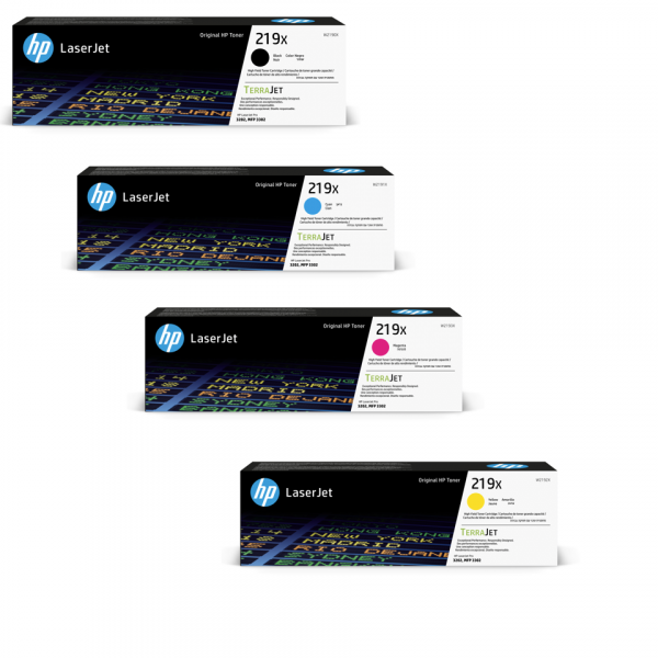 HP Original 219X Toner - 4er Multipack (W2190X, W2191X, W2192X, W2193X)