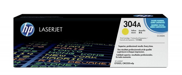 Original HP CC532A Yellow Toner 