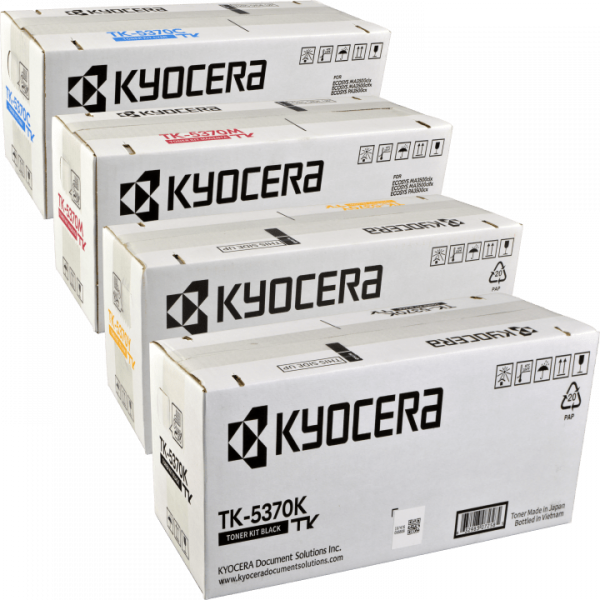 KYOCERA TK-5370K/C/M/Y schwarz, cyan, magenta, gelb Toner, 4er-Set
