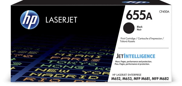 Original HP 655A CF450A Black Toner 