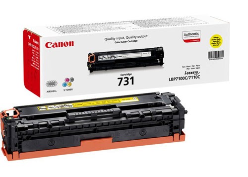 Original Canon 731 Yellow Toner