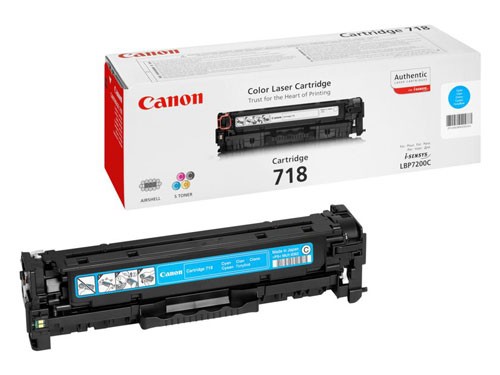 Original Canon 718 Cyan Toner