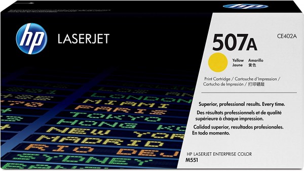 Original HP 507A CE402A Yellow Toner 