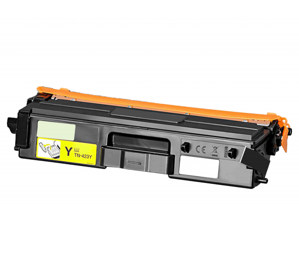 Aufbereiteter Brother TN423Y Gelb Toner – Ca. 95 Prozent Originalteile | wiederverwendet