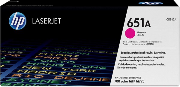 Original HP 651A CE343A Magenta Toner 