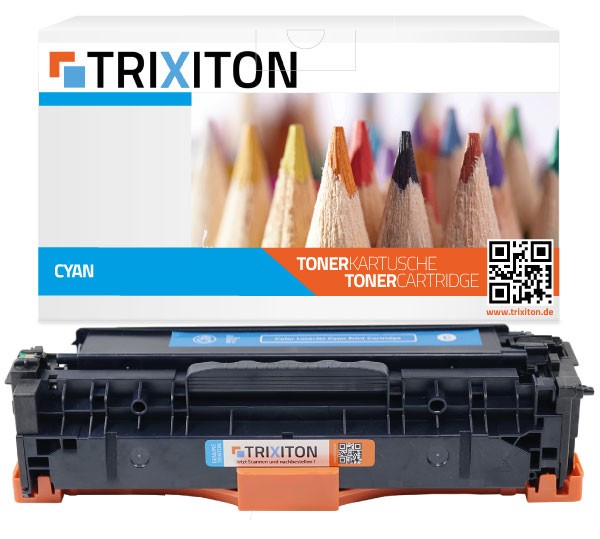 Trixiton Kompatibel HP 410X CF411X Cyan Toner 