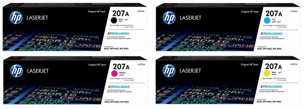 HP 207A Toner Set Original (W2210A, W2211A, W2212A, W2213A) 4er Set